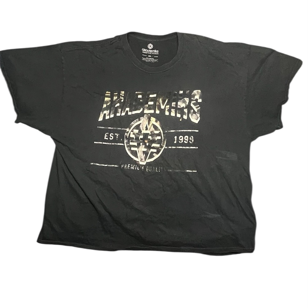 Y2K Akademiks Black Graphic Men’s T-Shirt